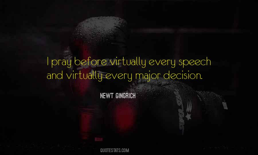 Major Speech Quotes #1185858