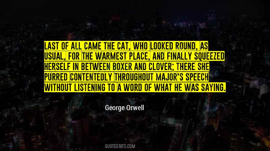Major Speech Quotes #201896
