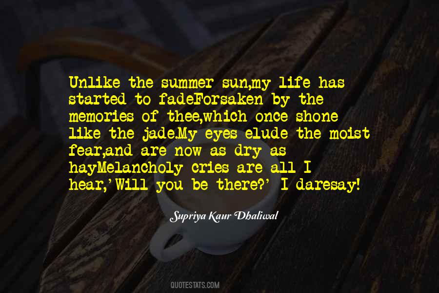 Memories Of My Melancholy Quotes #1822370