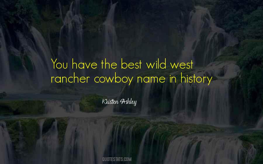 Best Wild West Quotes #937447