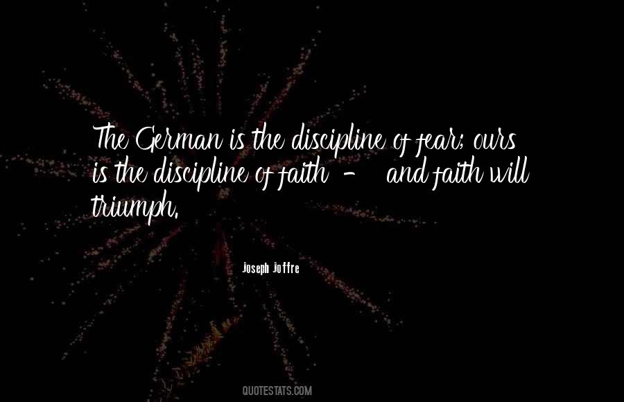German Discipline Quotes #1239678
