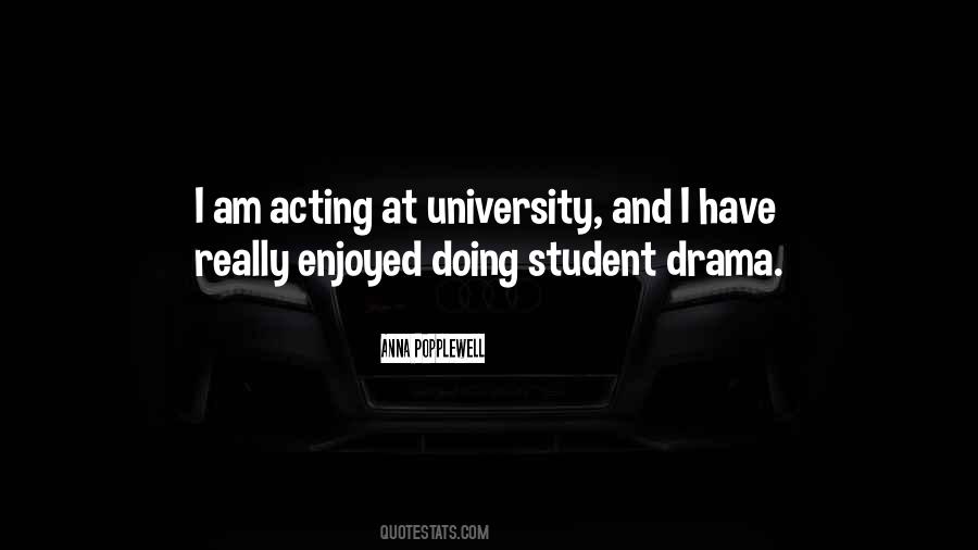 Acting Drama Quotes #1700411