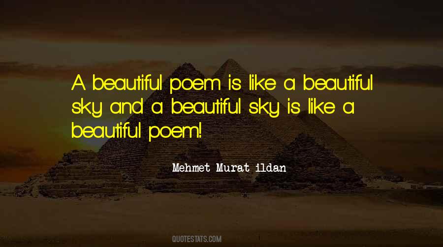 Quotes About A Beautiful Sky #1361146
