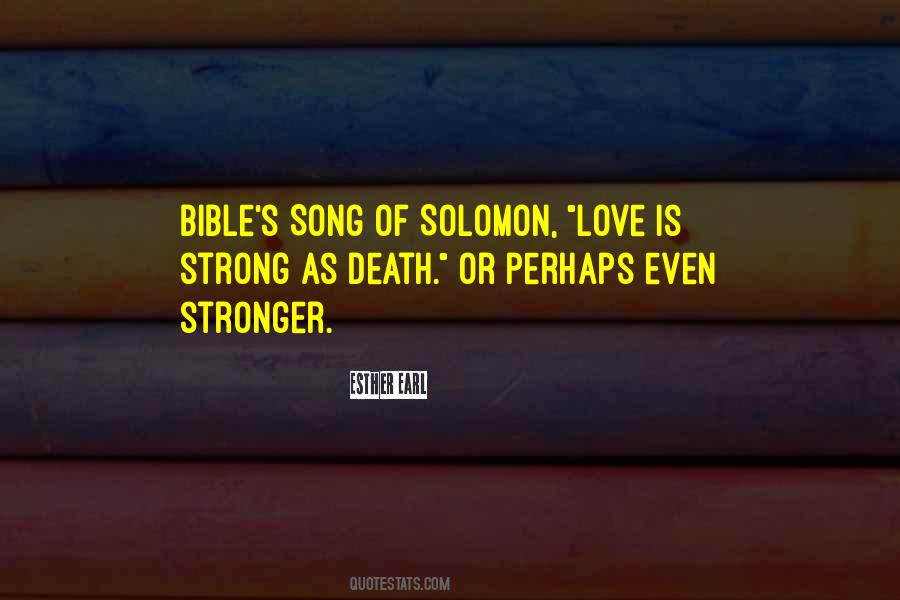 Song Of Solomon Love Quotes #115086