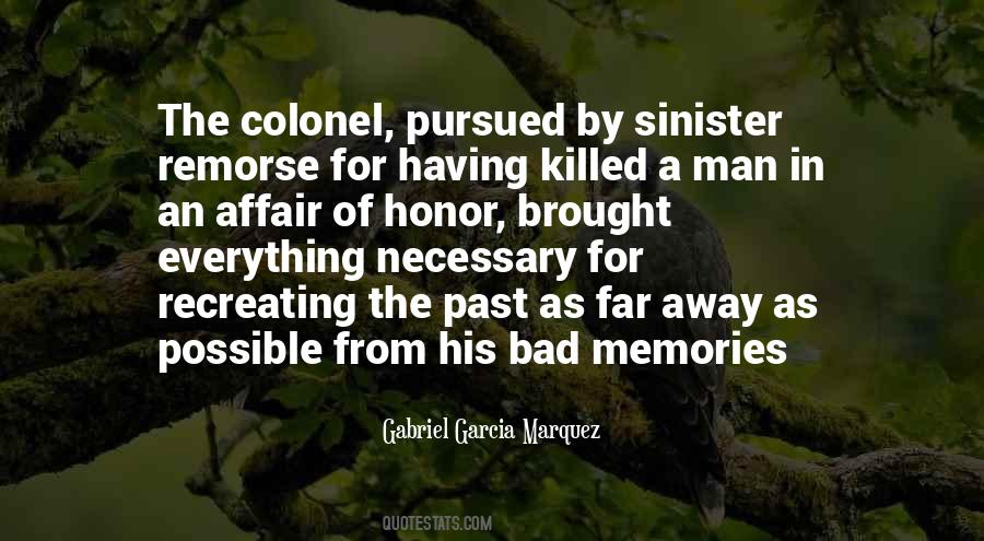 Honor The Past Quotes #1263994