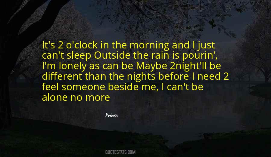 Nights Without Sleep Quotes #141382
