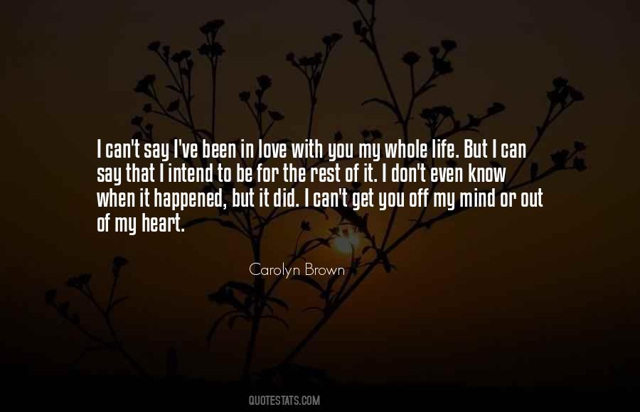 Out Of My Heart Quotes #1091345