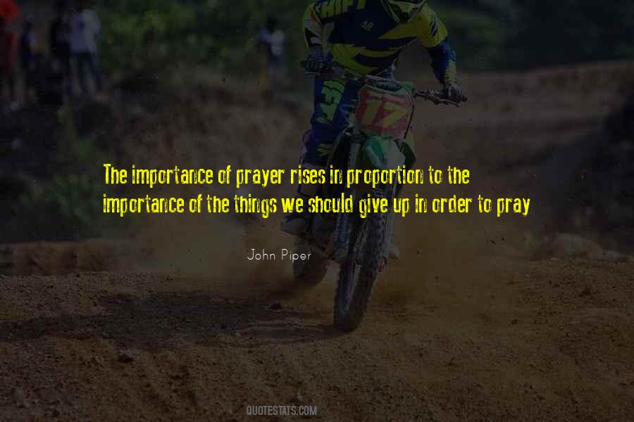 Quotes About The Importance Of Prayer #144853