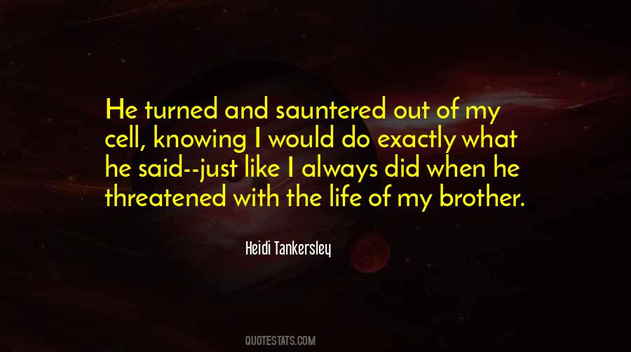 Love Of Brothers Quotes #69979