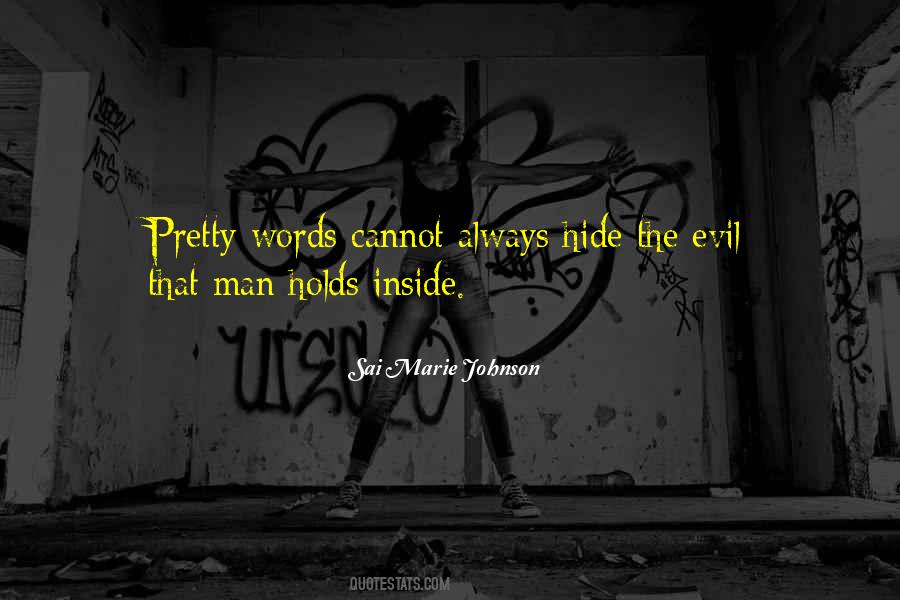 Evil Inside Quotes #1343860