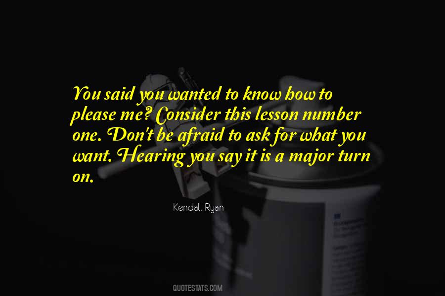 Major Turn Off Quotes #939950