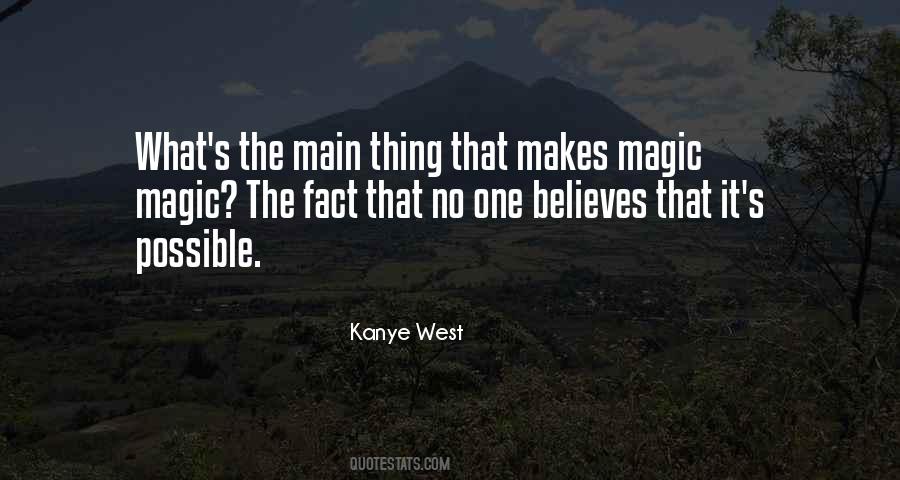 Believe Magic Quotes #241074