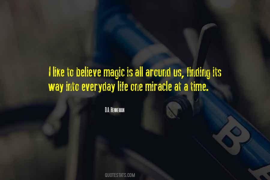 Believe Magic Quotes #745173