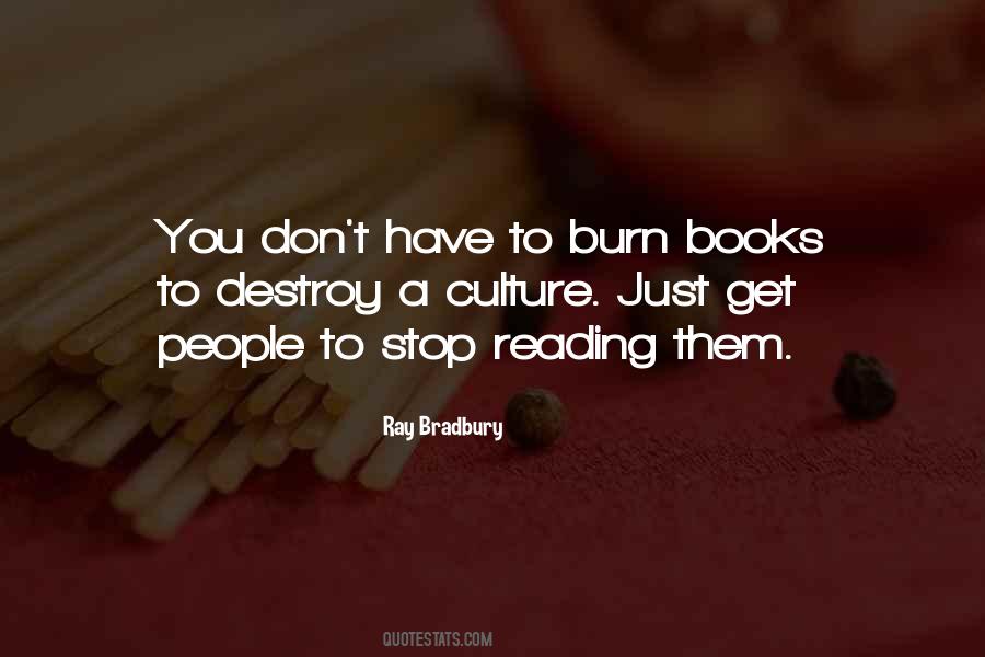 Ray Bradbury Reading Quotes #1096099