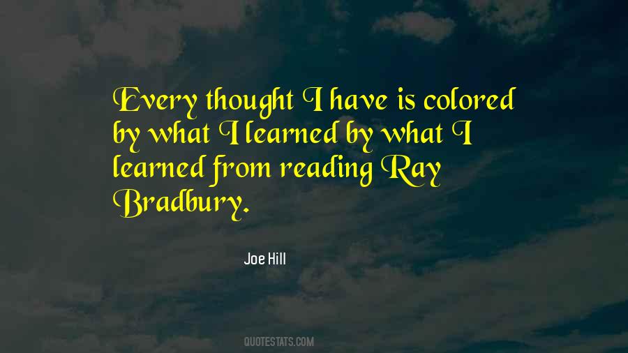 Ray Bradbury Reading Quotes #641336