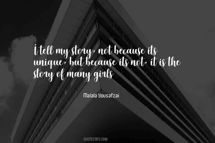 Girl Story Quotes #1572799