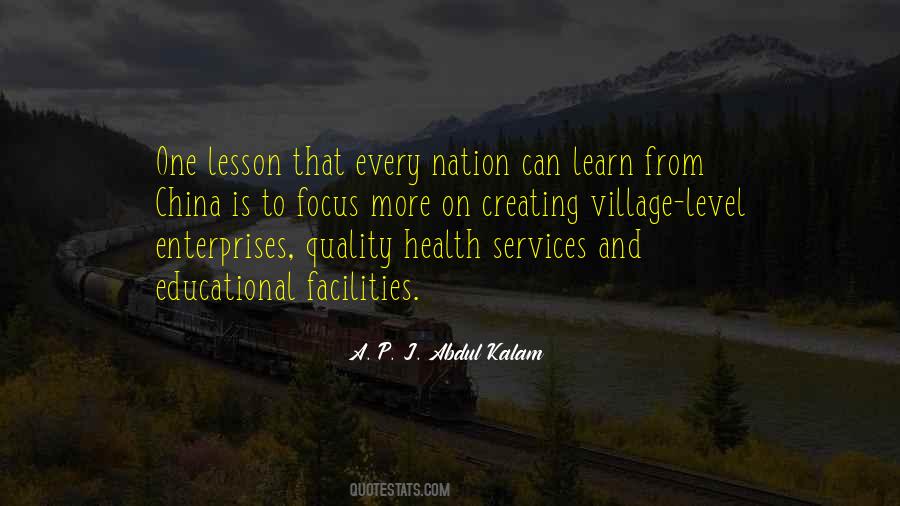 Focus On Quality Quotes #1854585