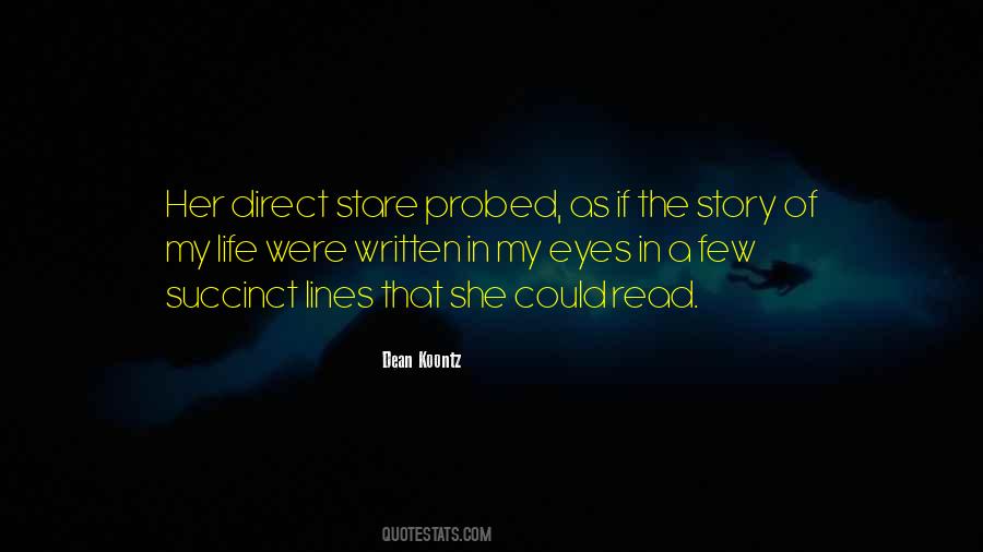Stare In The Eyes Quotes #1773003
