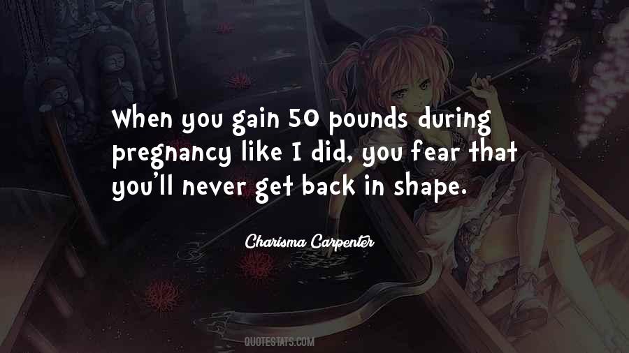 Back Into Shape Quotes #786148