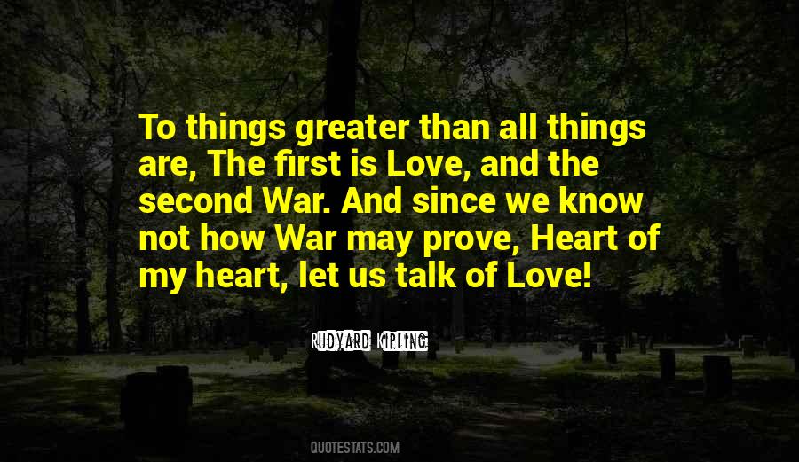 Talk Of Love Quotes #765886