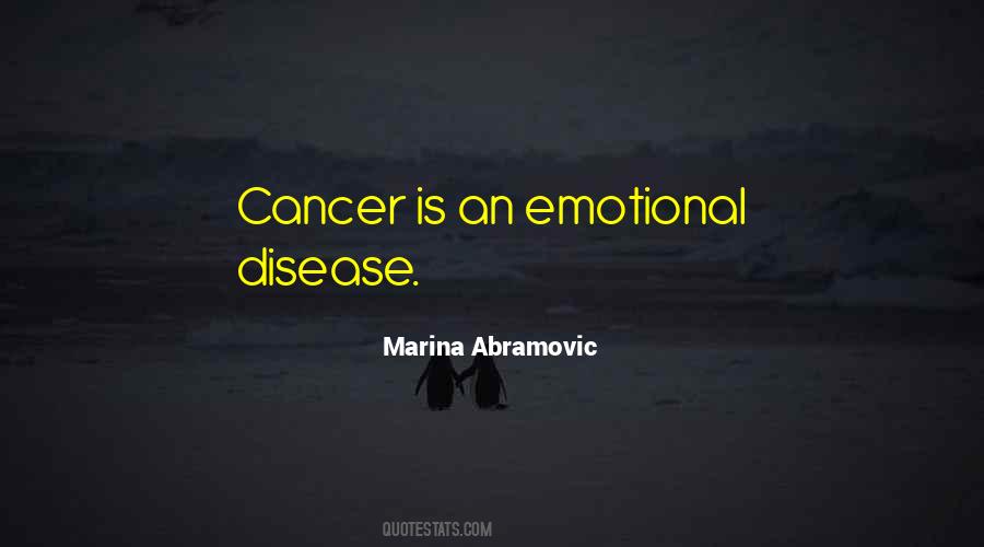 Emotional Cancer Quotes #1333159