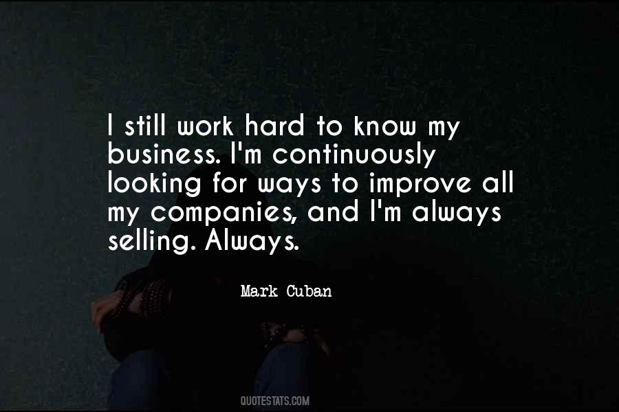 Hard Business Quotes #301906
