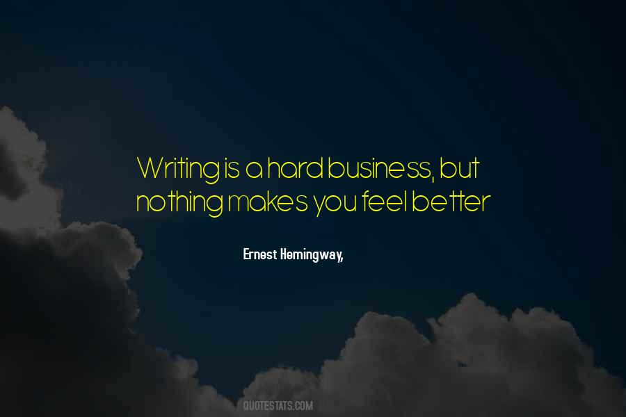 Hard Business Quotes #841207
