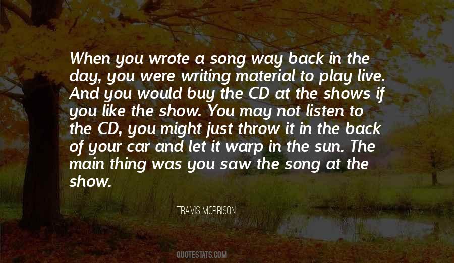 Car Song Quotes #843185