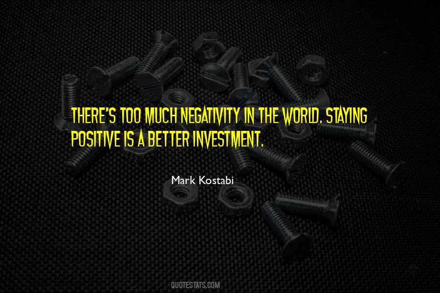 Too Much Optimism Quotes #589413