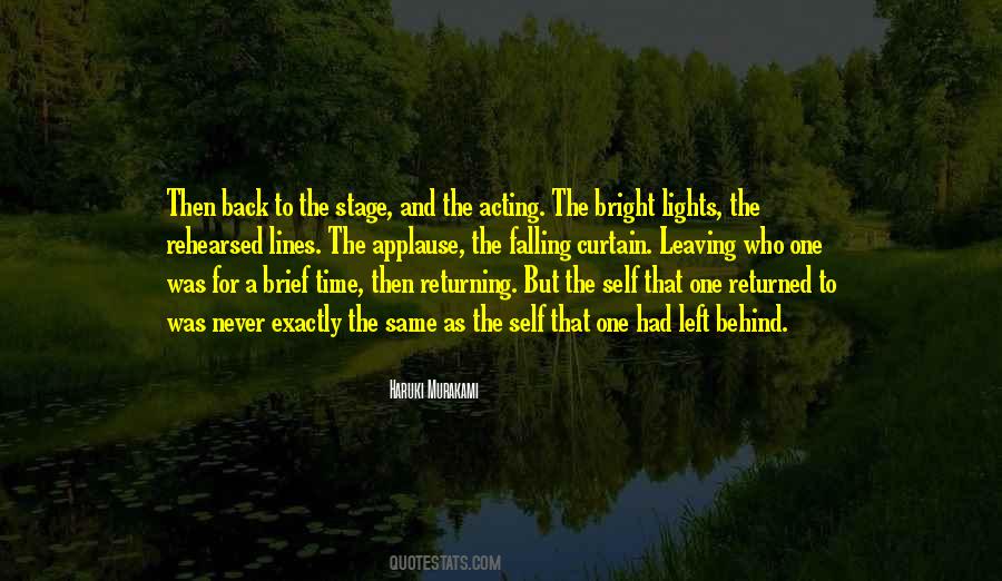 The One Left Behind Quotes #535800