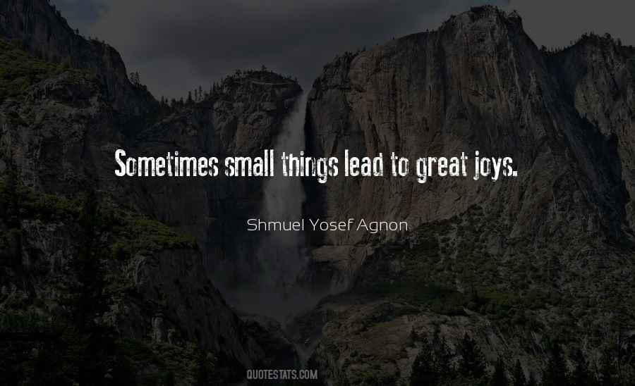 Small Great Quotes #170868