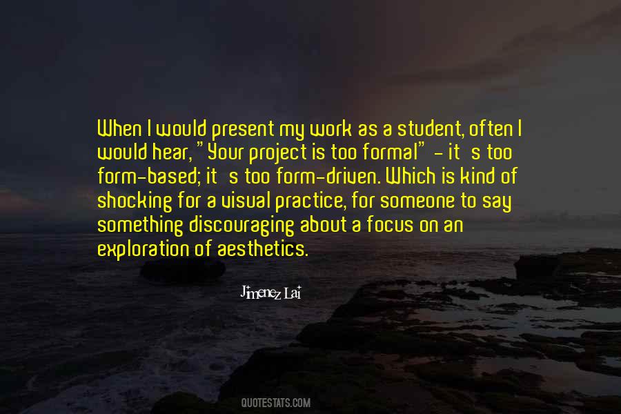 Student Work Quotes #1501969