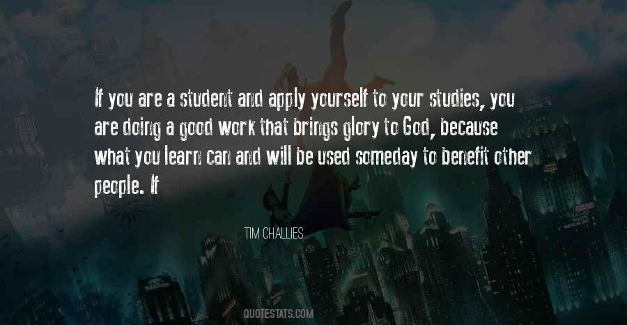 Student Work Quotes #1678618