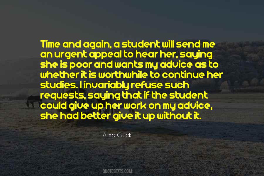 Student Work Quotes #1859621