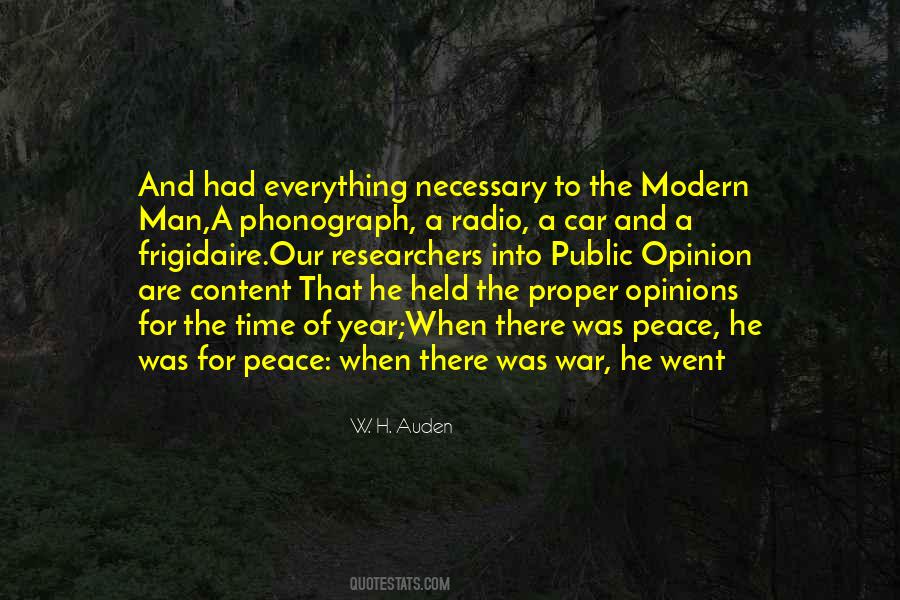 Peace For Our Time Quotes #510487
