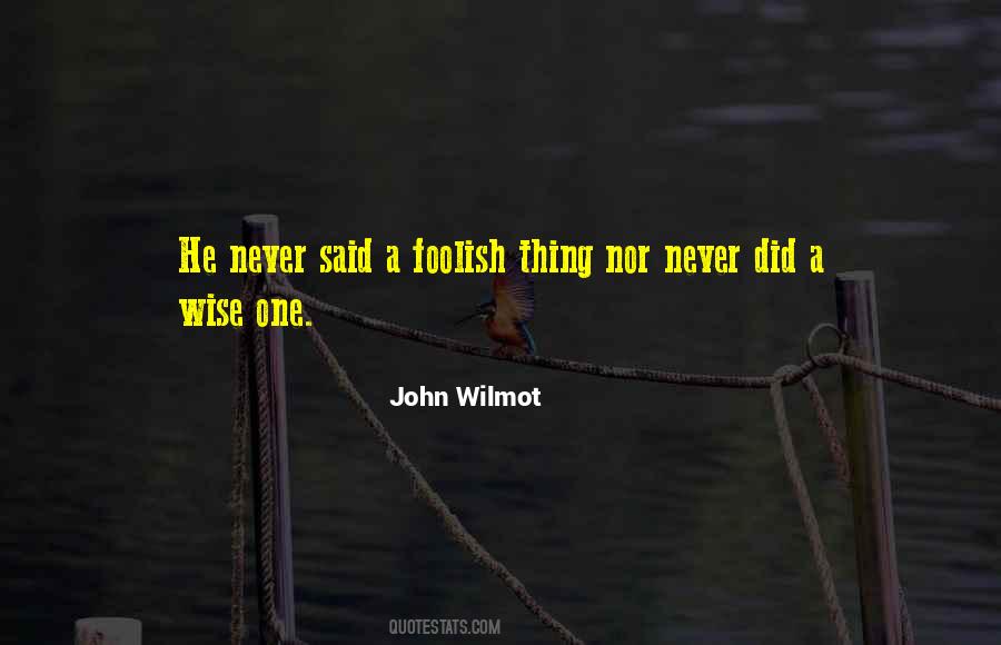Wise One Quotes #1783424