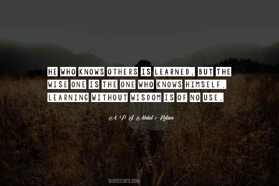 Wise One Quotes #492075