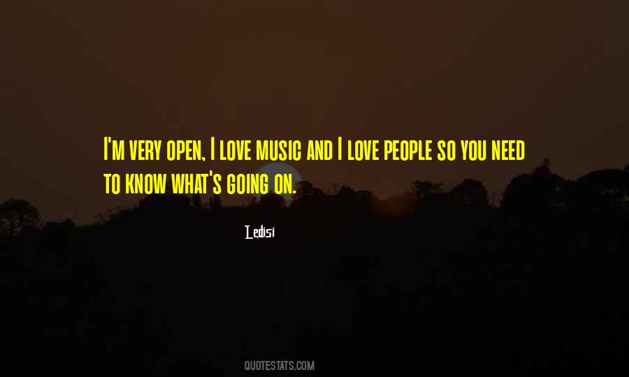 I Love You Music Quotes #70631