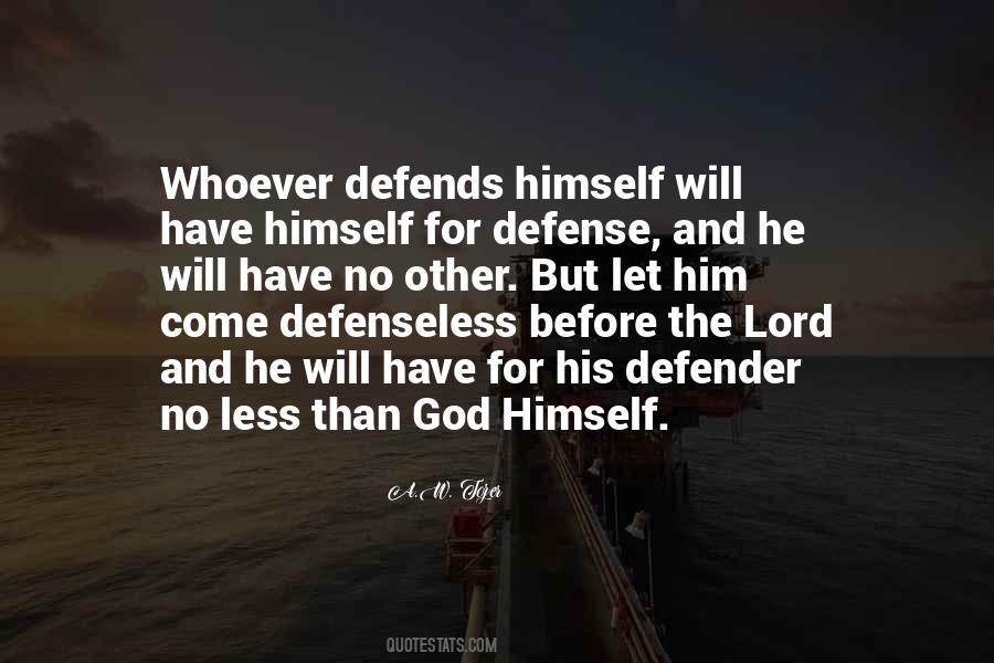 Best Defender Quotes #1873022