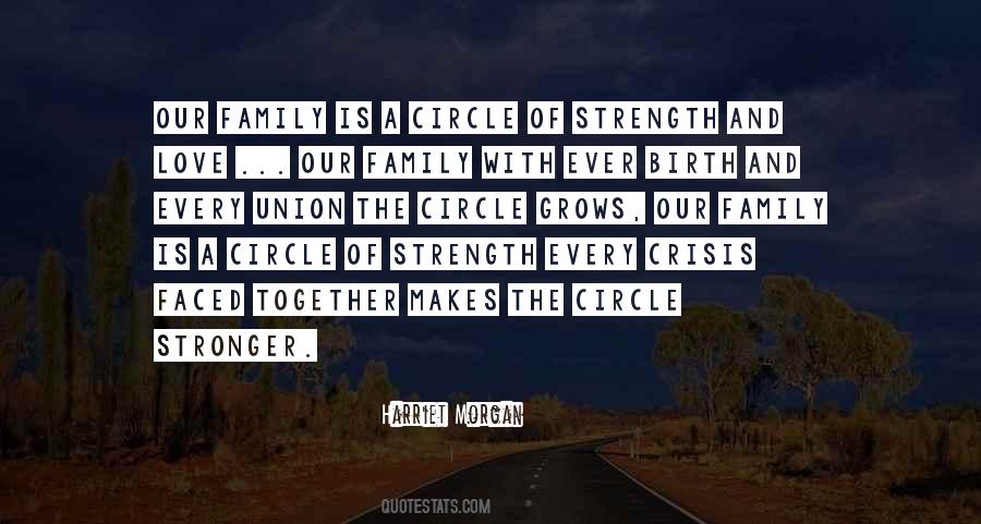 Strength Of A Family Quotes #1131119