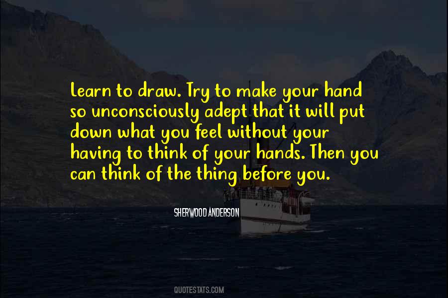 Hand Drawing Quotes #249808
