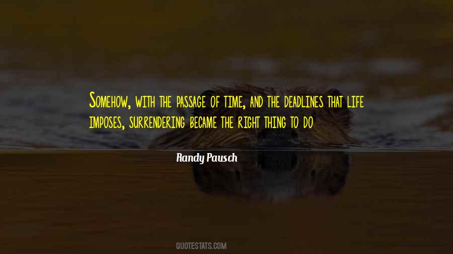 Quotes About The Passage Of Life #806581