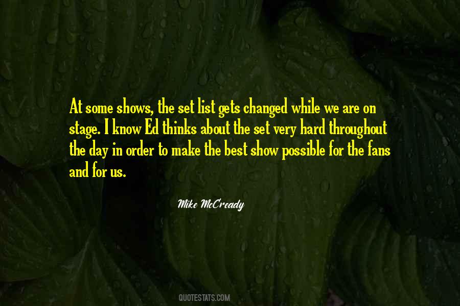 Show Day Quotes #1298962
