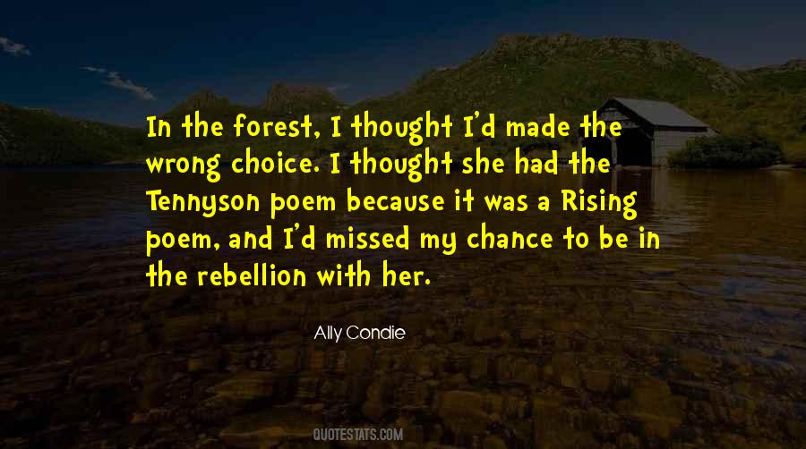 I Missed My Chance Quotes #363582