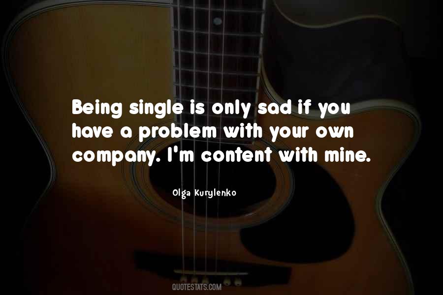 Sad Single Quotes #271359