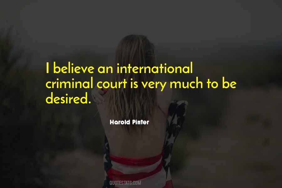 International Criminal Court Quotes #393036