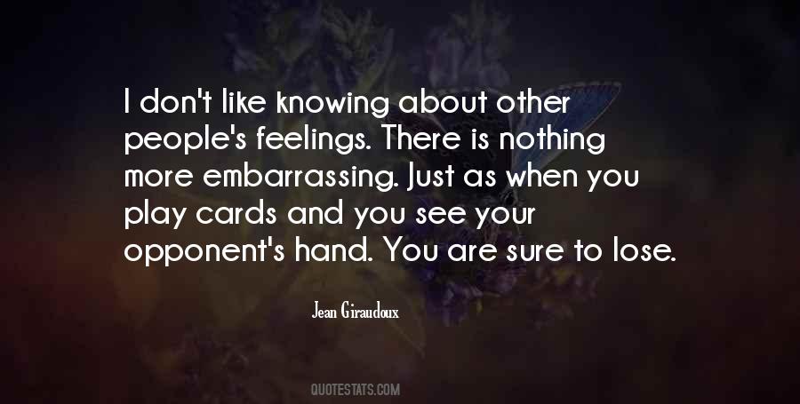 Quotes About Knowing Your Feelings #1289661