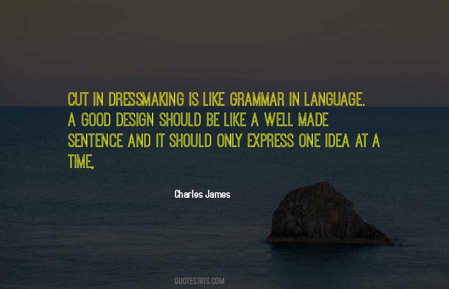 Quotes About Grammar Sentence #220518