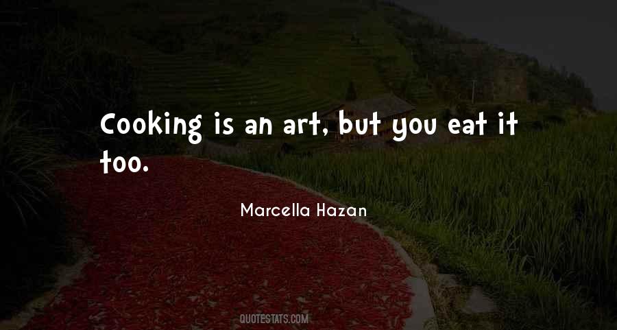 Food Is An Art Quotes #42070