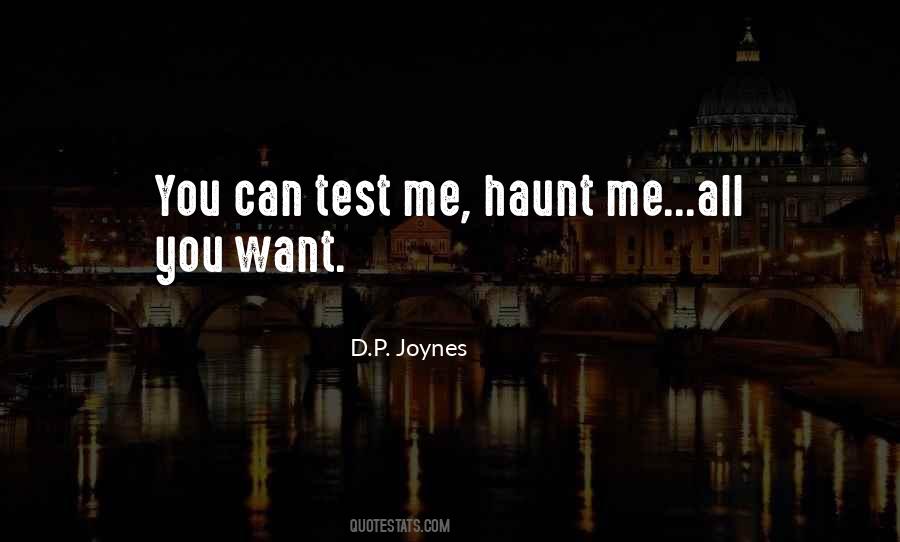 Quotes About Haunt #1121225